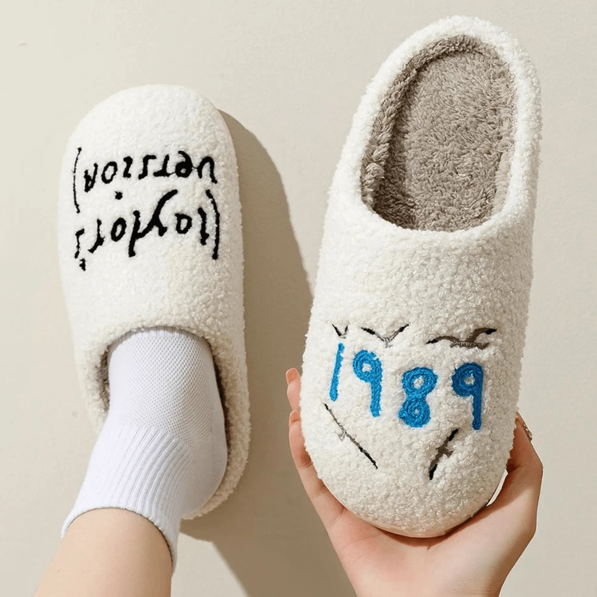 1989 Taylors Version Slippers