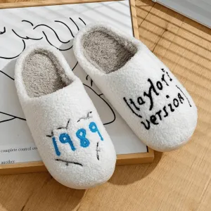 1989 Taylors Version Slippers