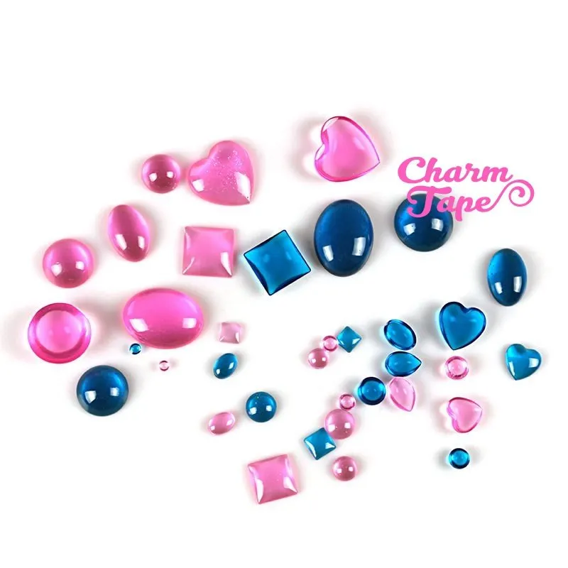 58 Designs Cabochon Making Silicone mold charm mold flexible, for polymer clay, resin jewelry Z001