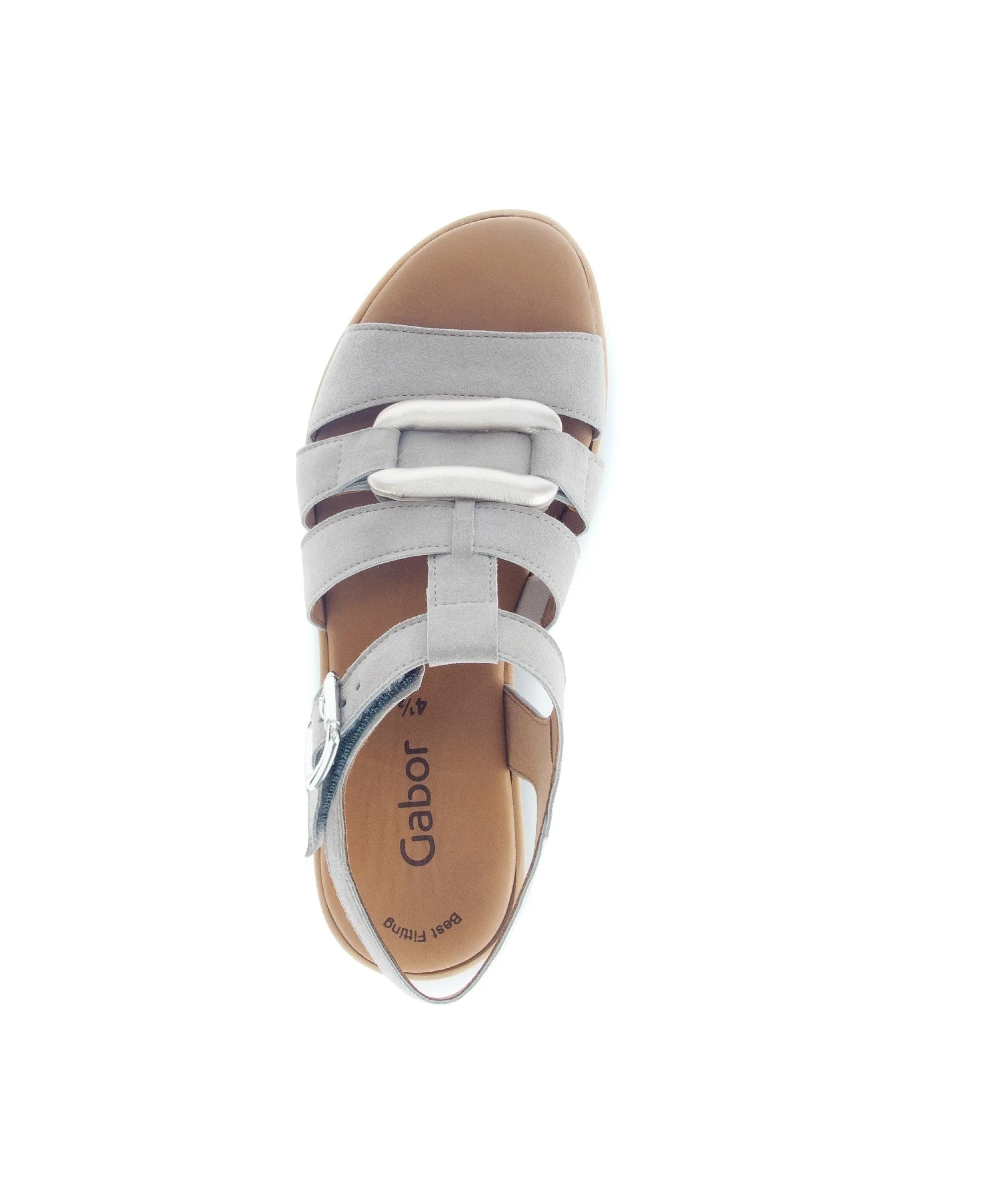 '64.552.12' women's sandal - grey