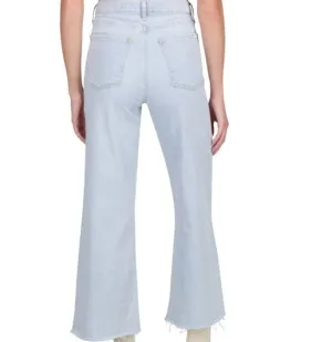 7 For All Mankind Ultra High Rise Cropped Jo - Light Wash