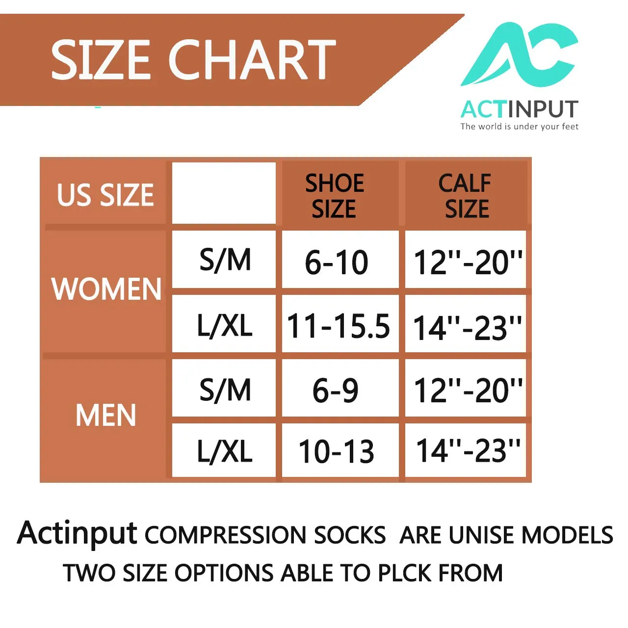 7-Pairs Cool Stylish Compression Socks （20-30mmHg）| Actinput