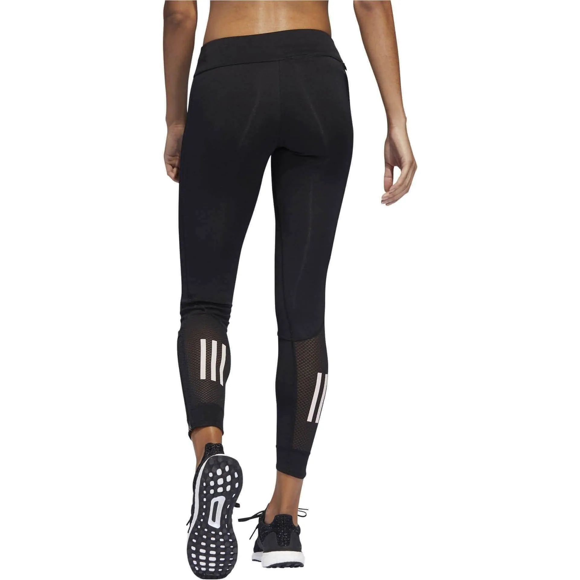 adidas Own The Run Womens Long Running Tights - Black