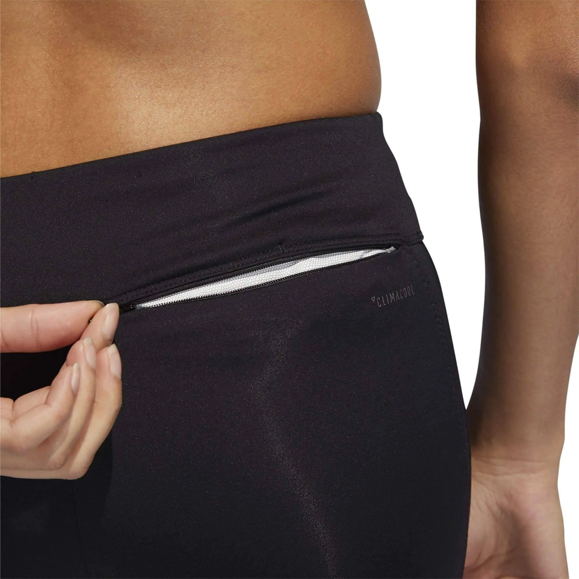 adidas Own The Run Womens Long Running Tights - Black