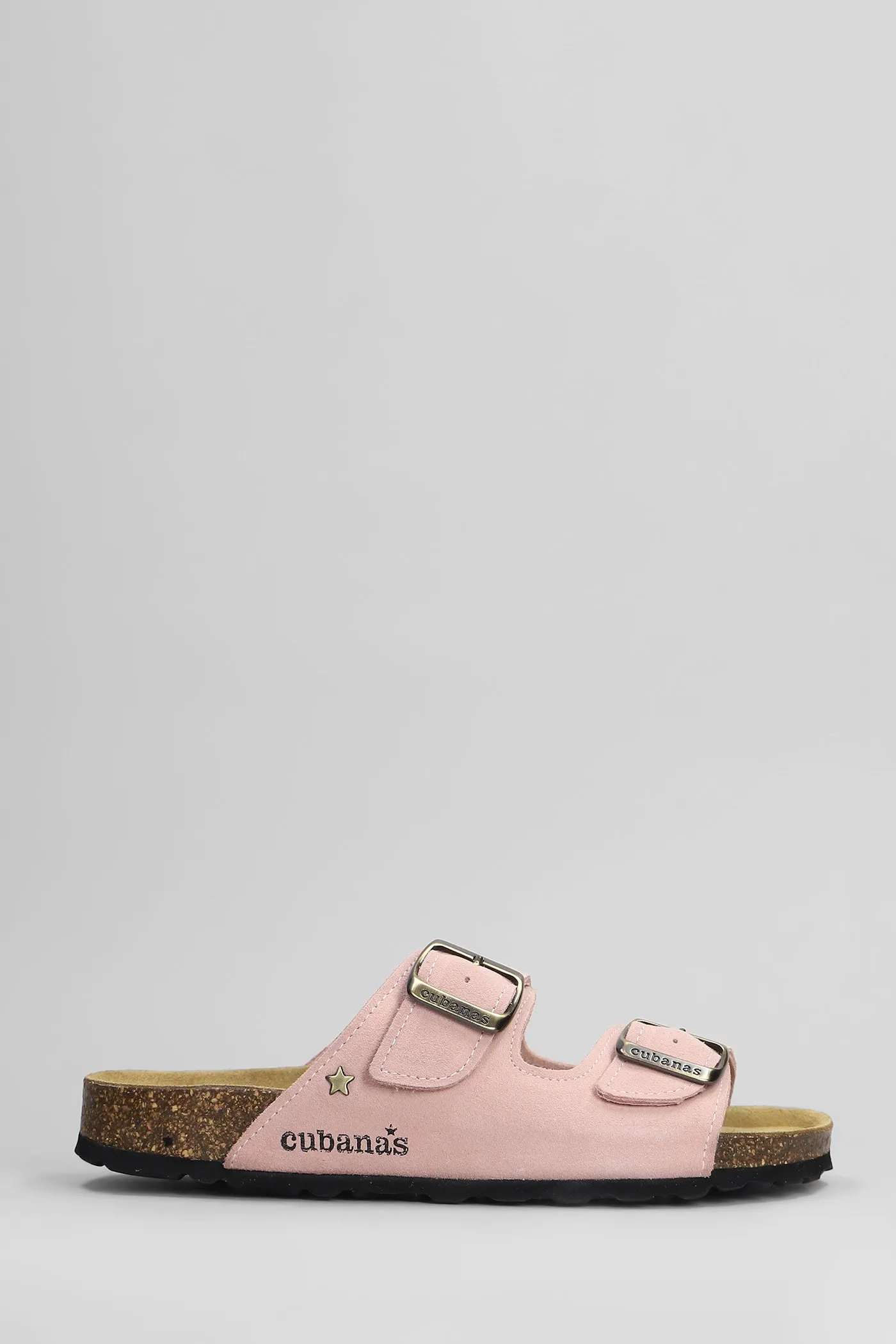 Amalia Flats in rose-pink suede