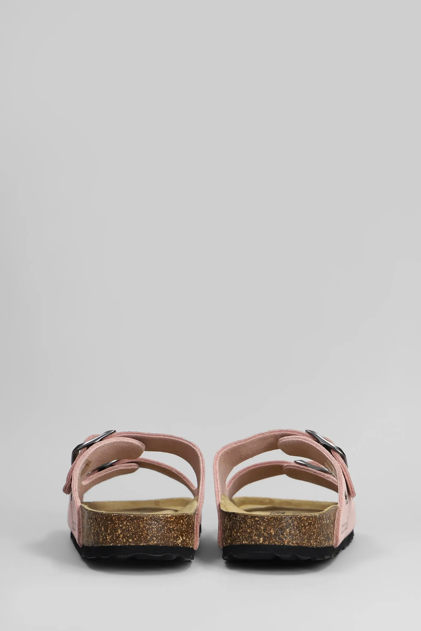 Amalia Flats in rose-pink suede