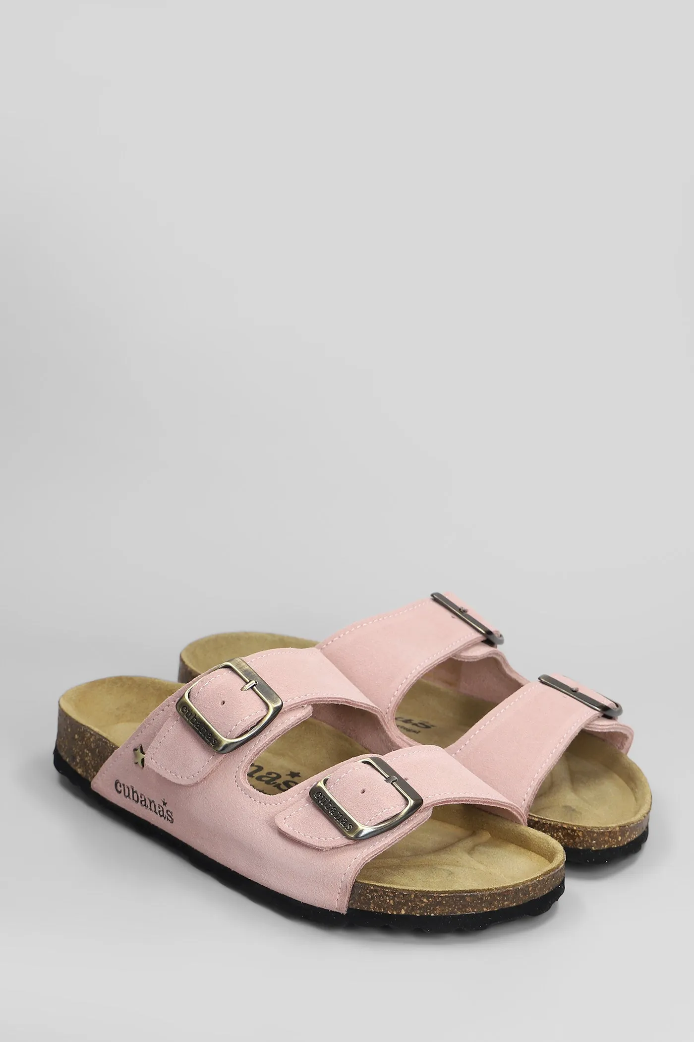Amalia Flats in rose-pink suede