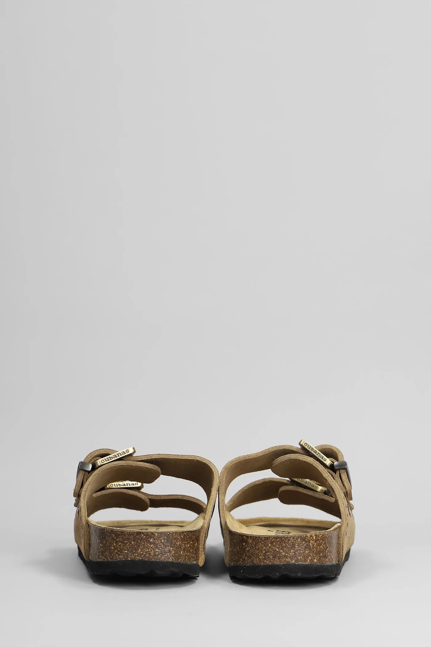 Amalia Flats in taupe suede