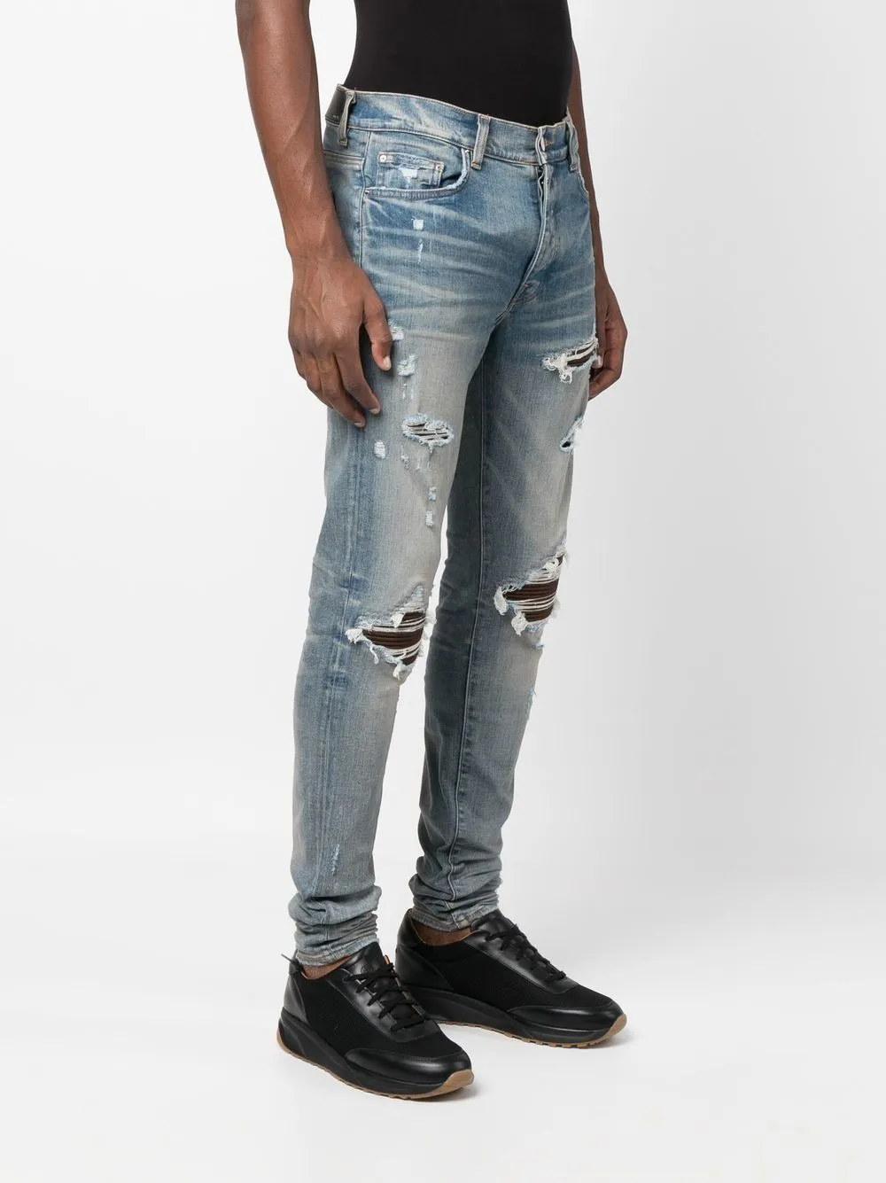 AMIRI distressed slim-cut jeans