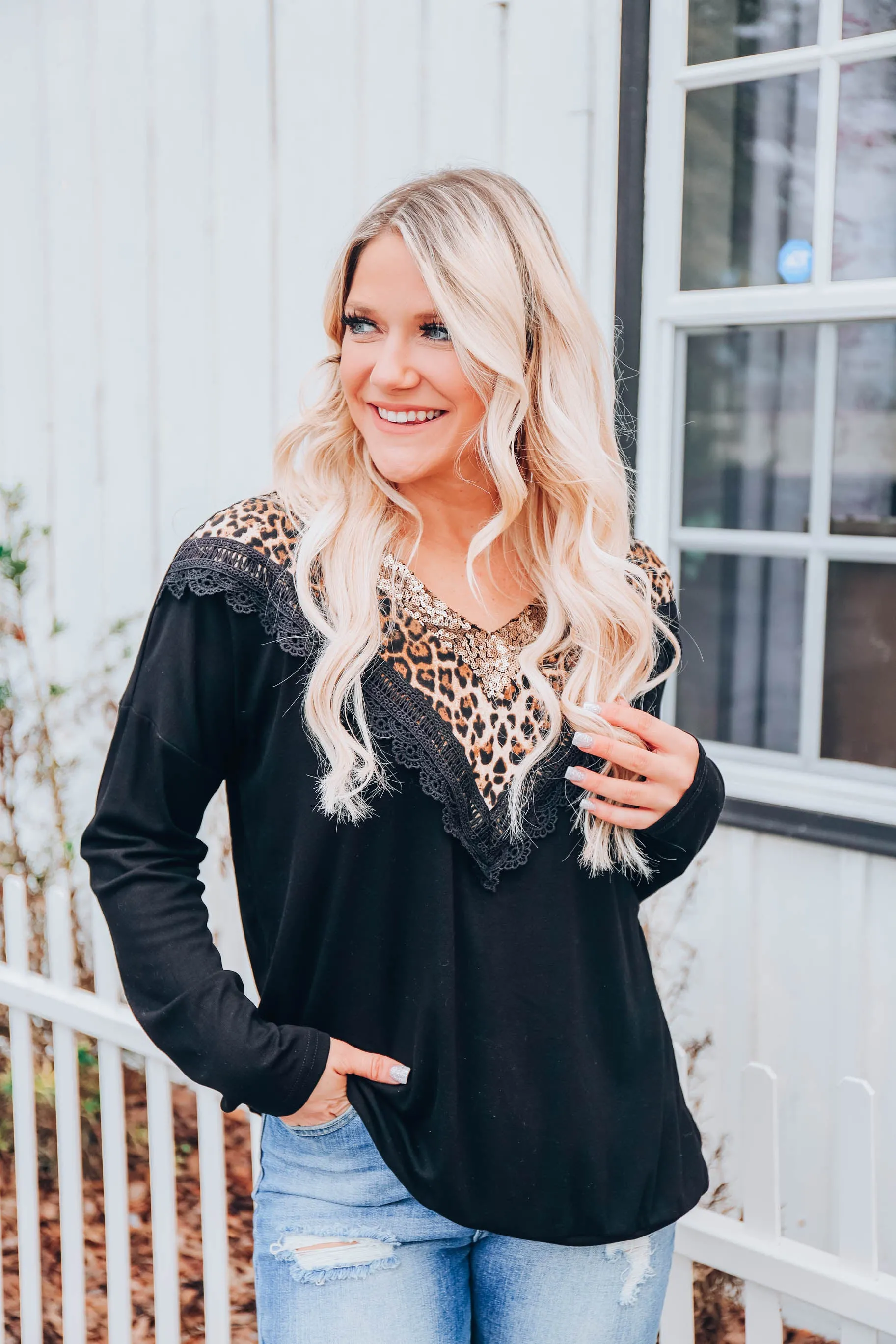 Amora Leopard Top