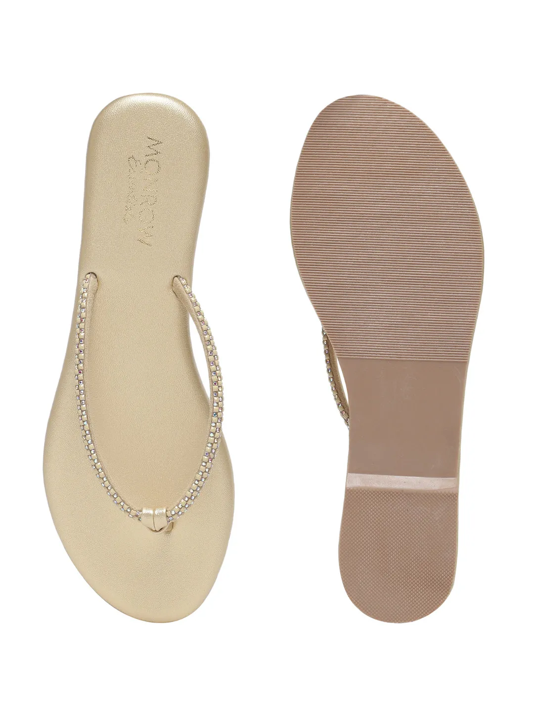 Andrea Gold Flats