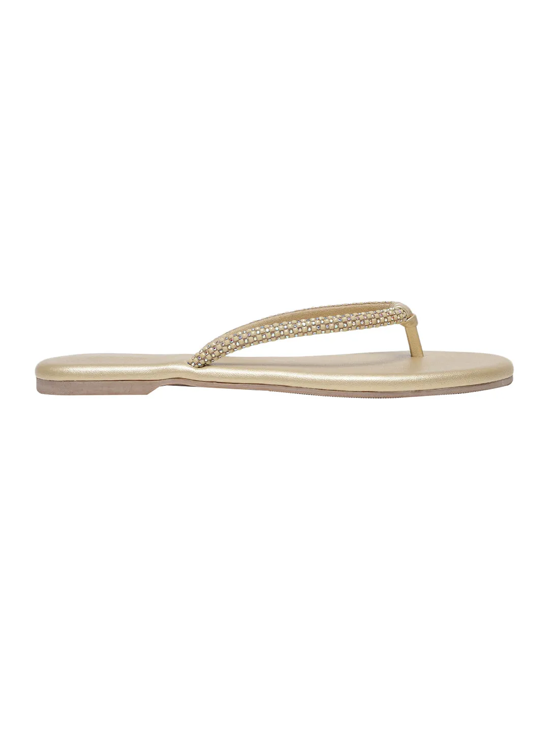 Andrea Gold Flats