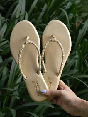 Andrea Gold Flats