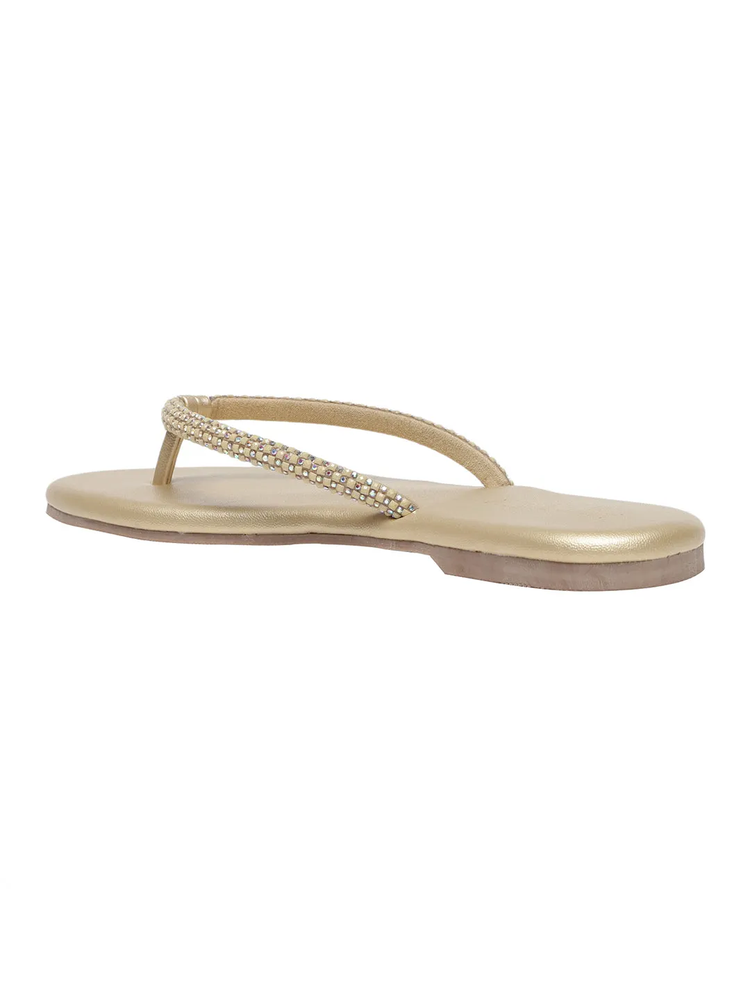 Andrea Gold Flats