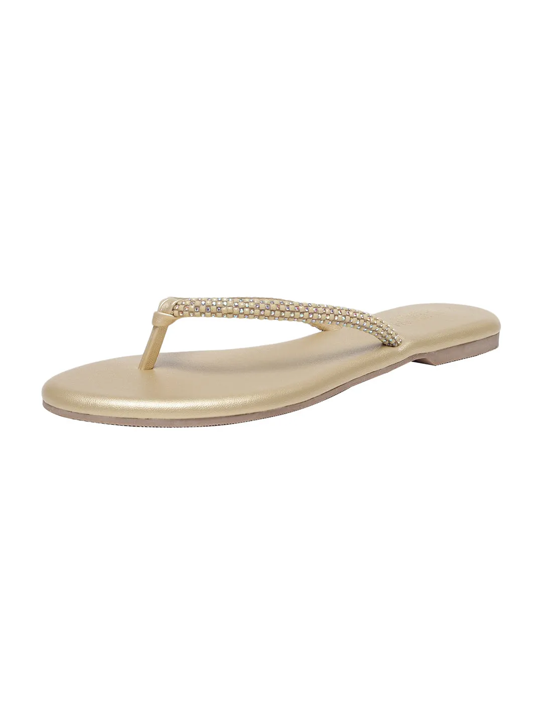 Andrea Gold Flats