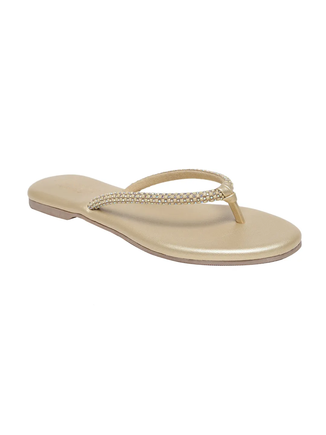 Andrea Gold Flats