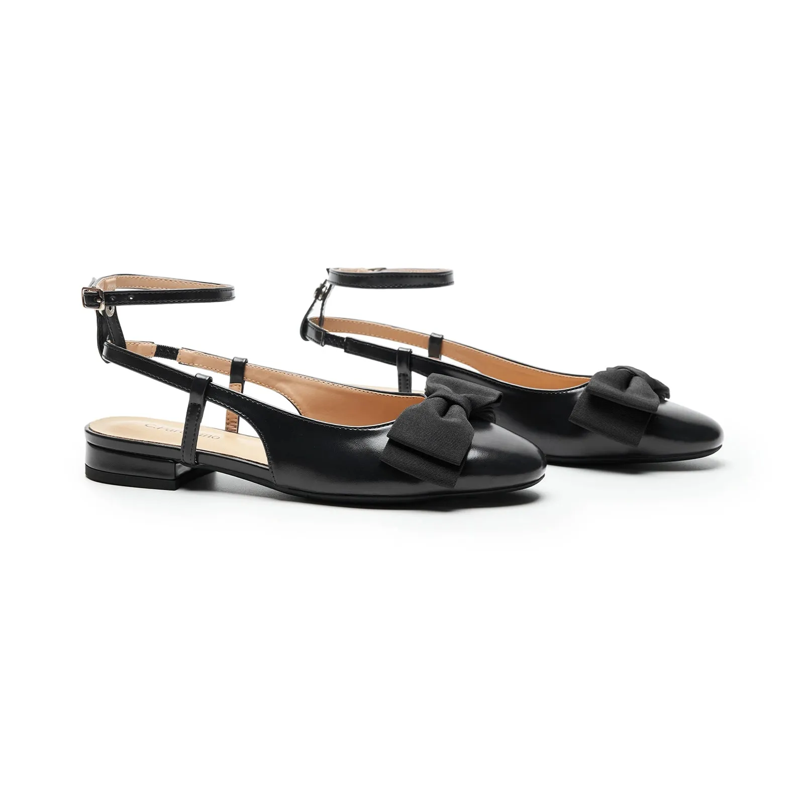 Ankle Strap Bow Slingback Mary Jane (Anita)