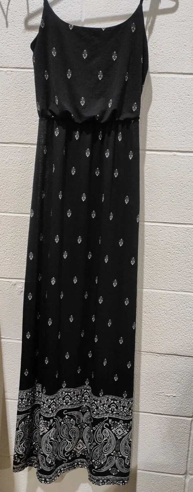 ARDENE Black White Maxi Long Dress Size S