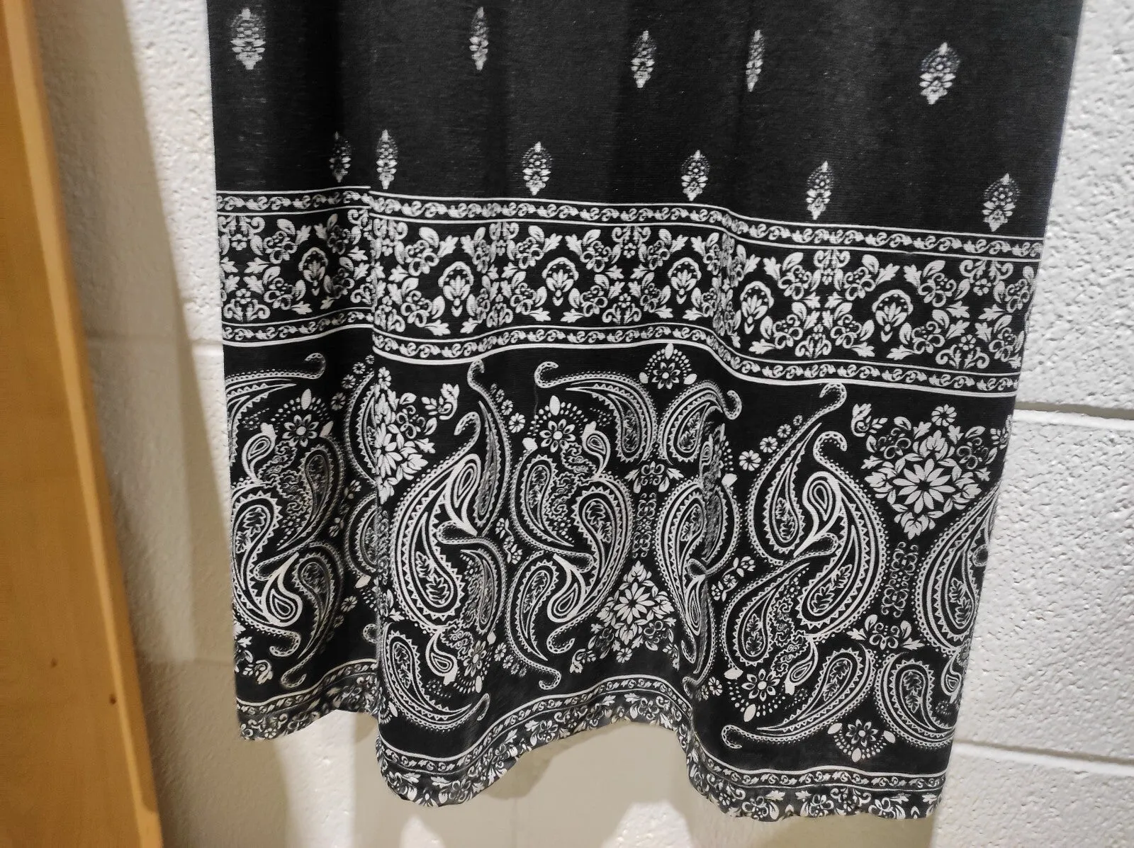 ARDENE Black White Maxi Long Dress Size S