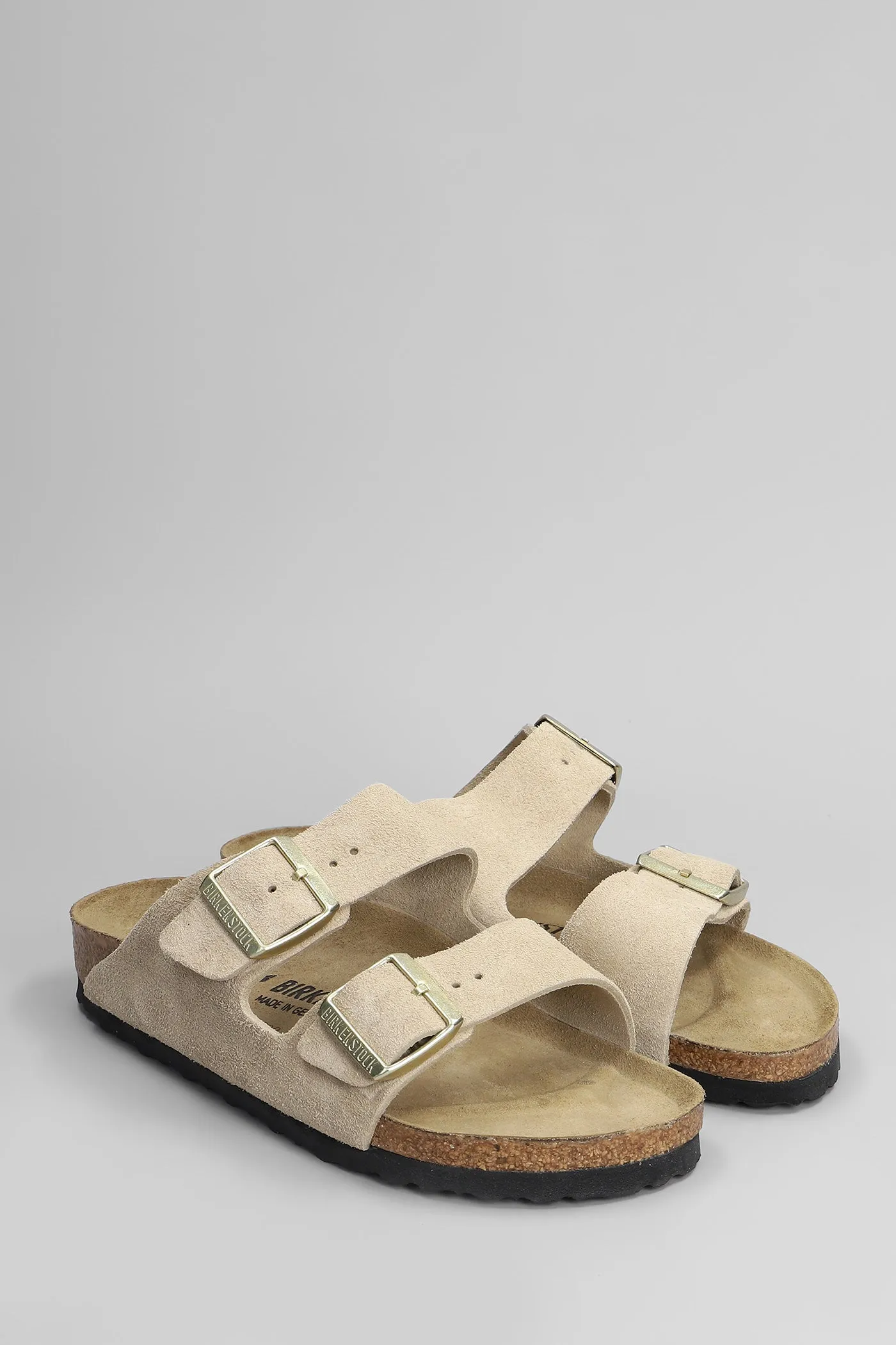 Arizona Flats in beige suede