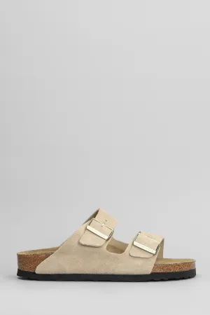 Arizona Flats in beige suede
