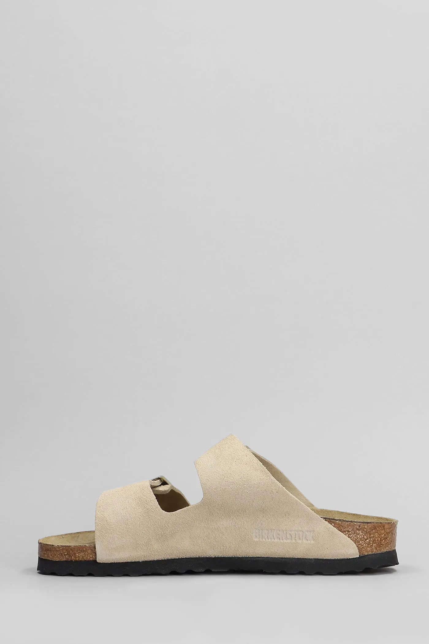 Arizona Flats in beige suede
