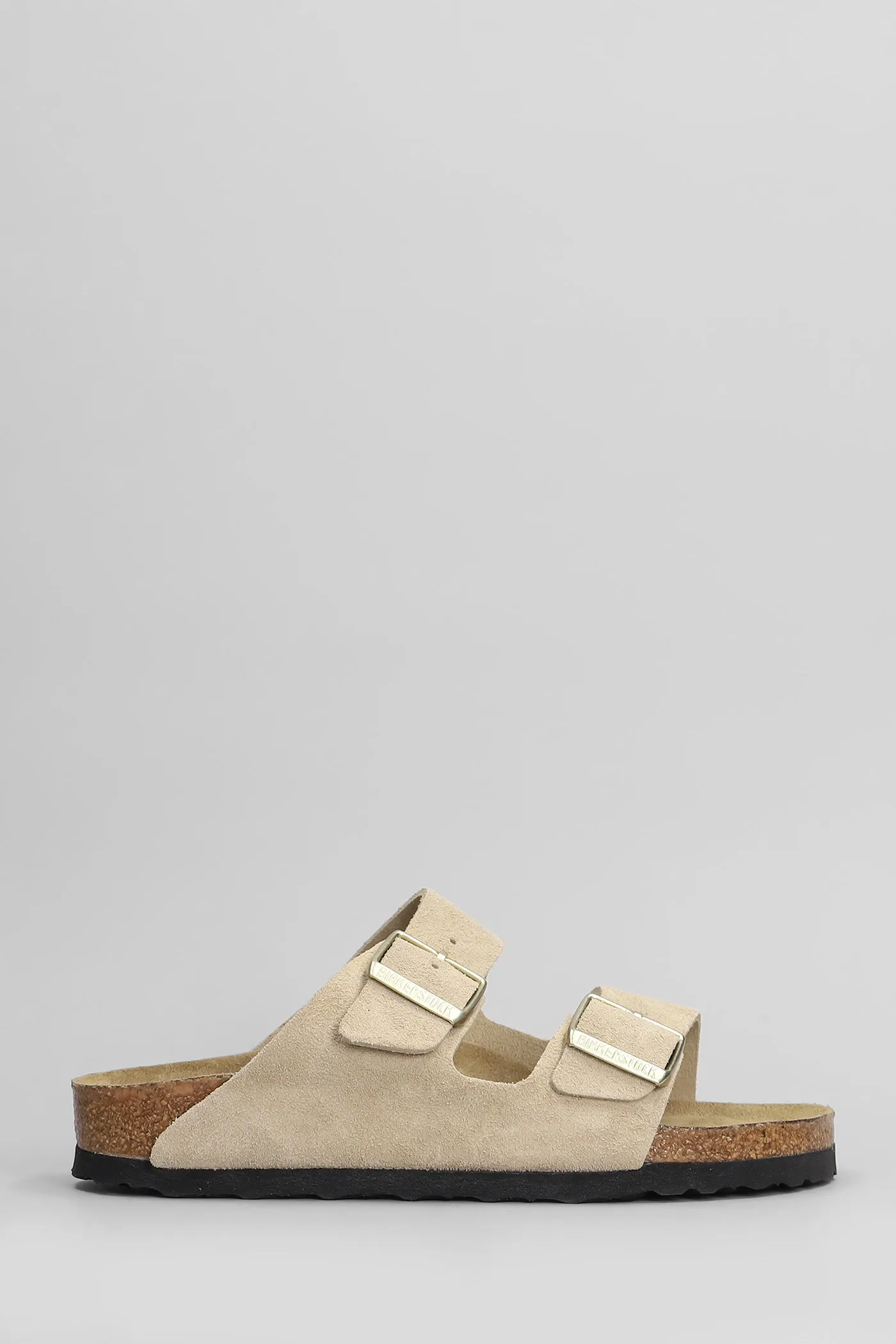 Arizona Flats in beige suede