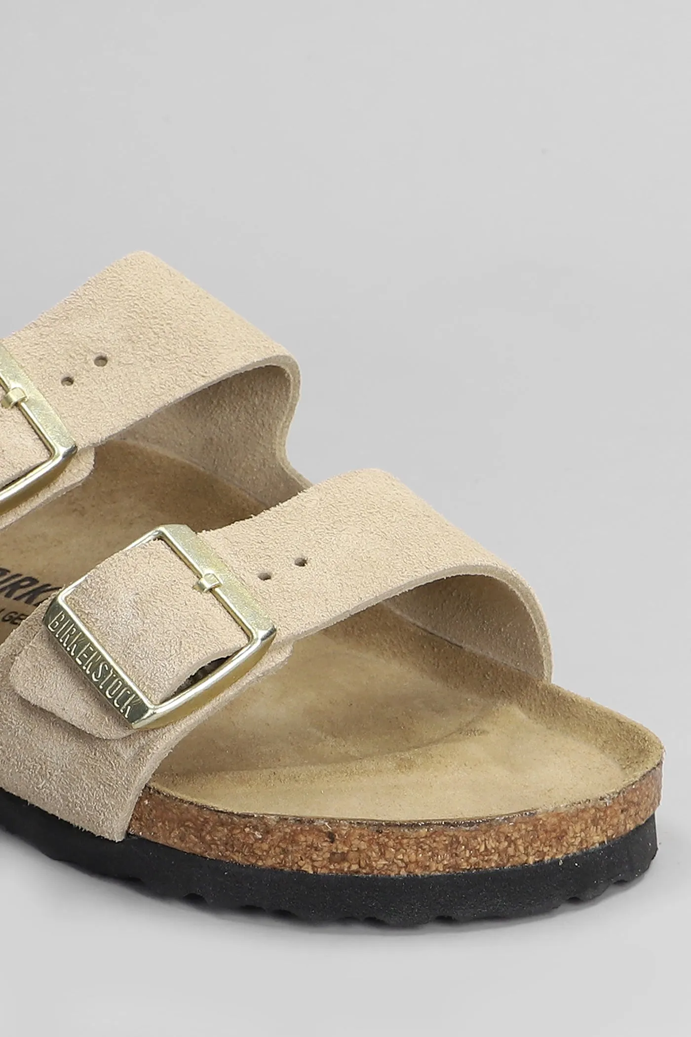Arizona Flats in beige suede
