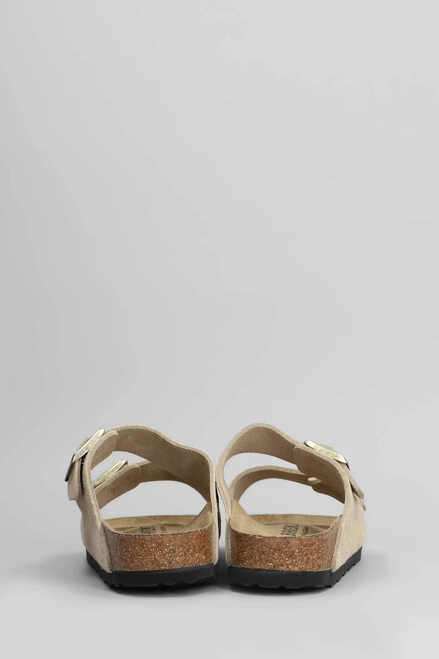 Arizona Flats in beige suede