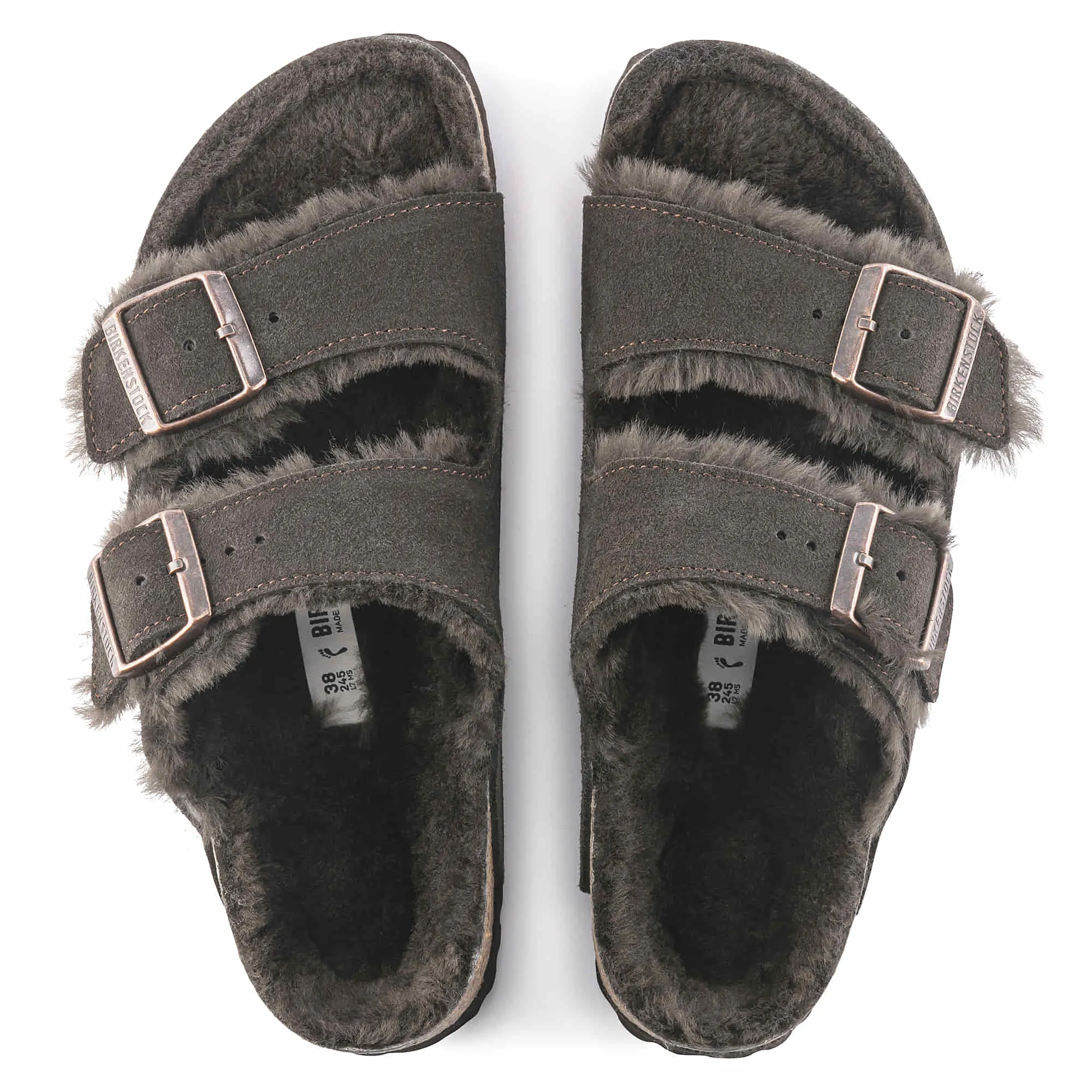 Arizona Shearling Suede Leather