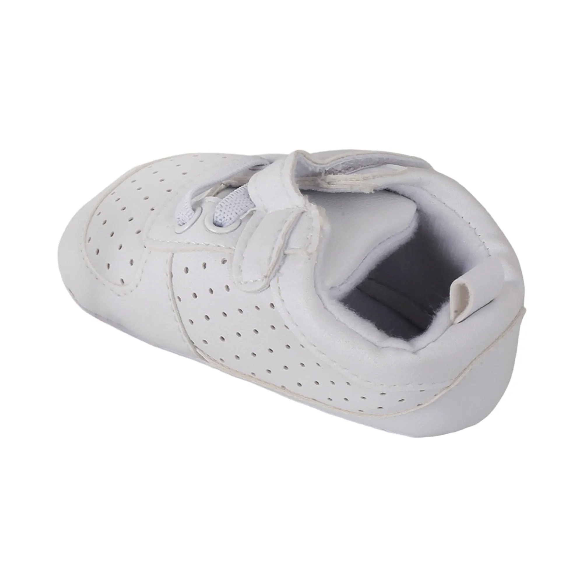 Baby Moo Matte White Sneakers