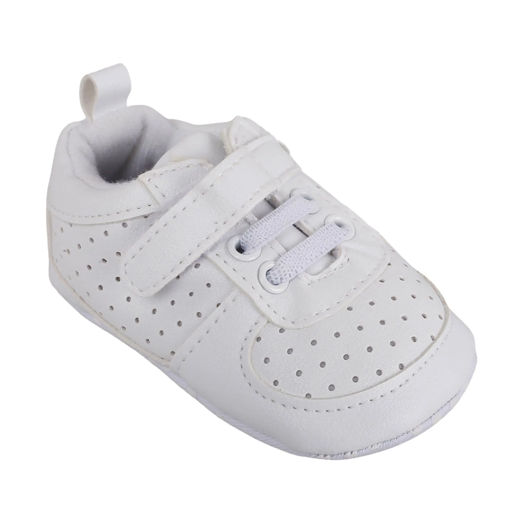 Baby Moo Matte White Sneakers