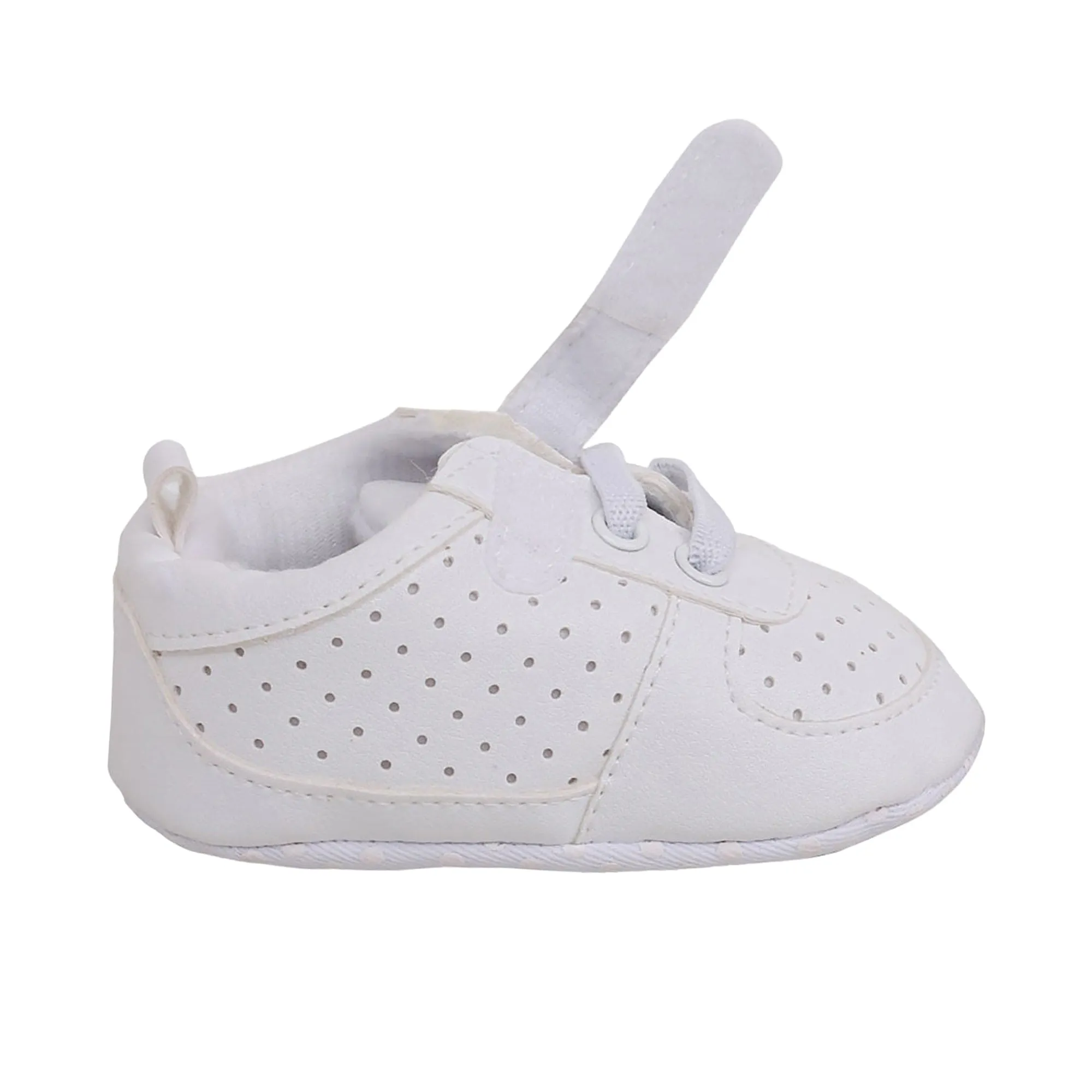 Baby Moo Matte White Sneakers