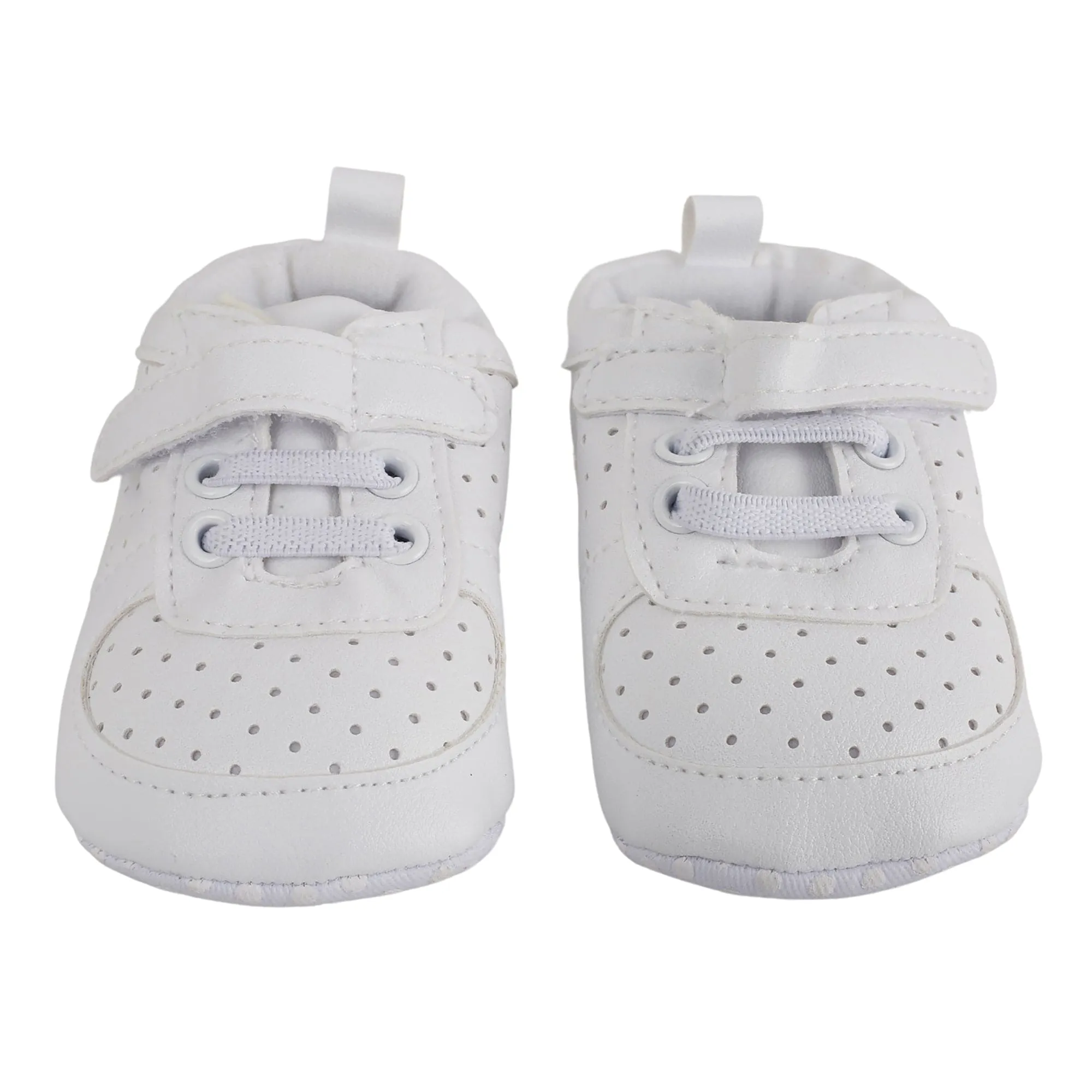 Baby Moo Matte White Sneakers