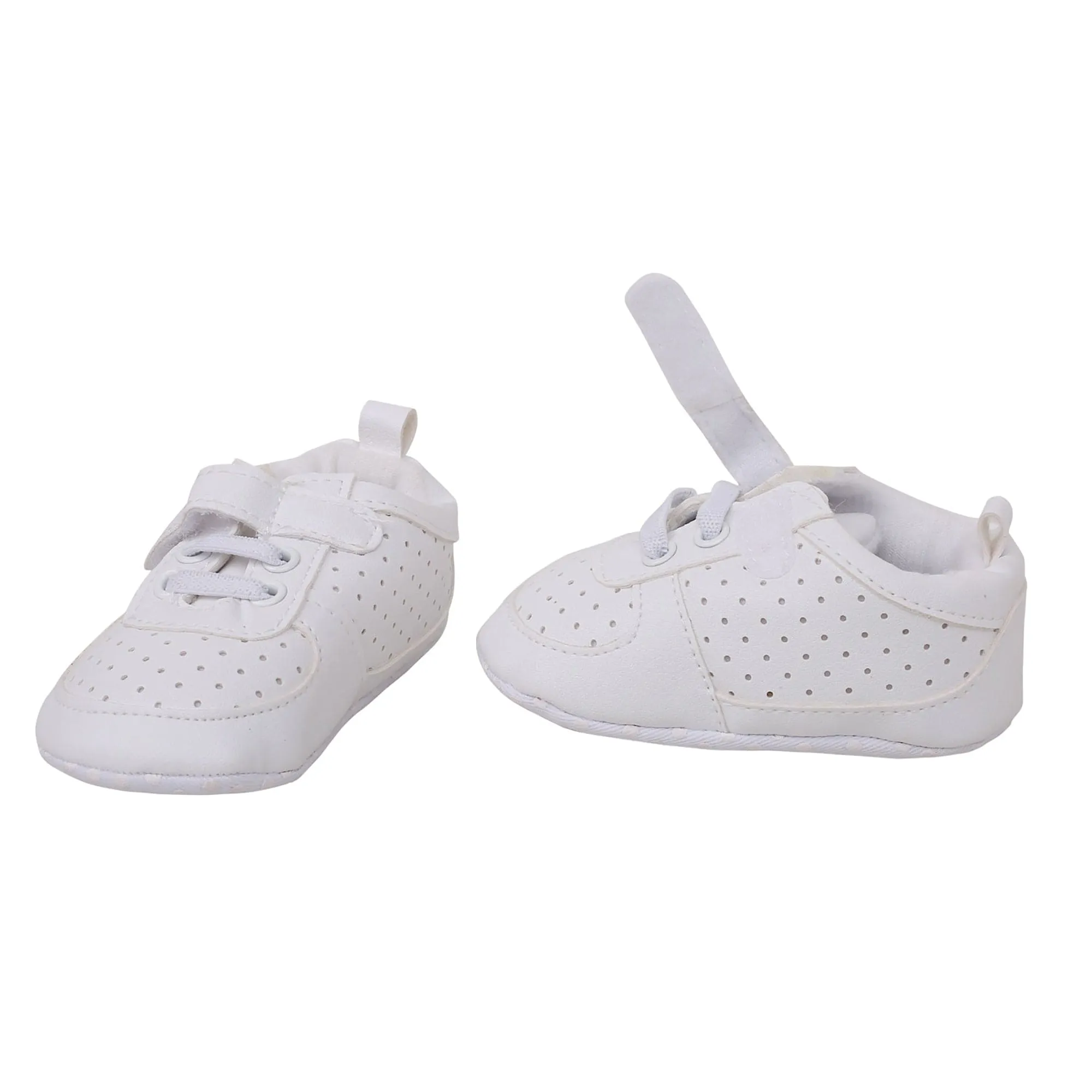 Baby Moo Matte White Sneakers