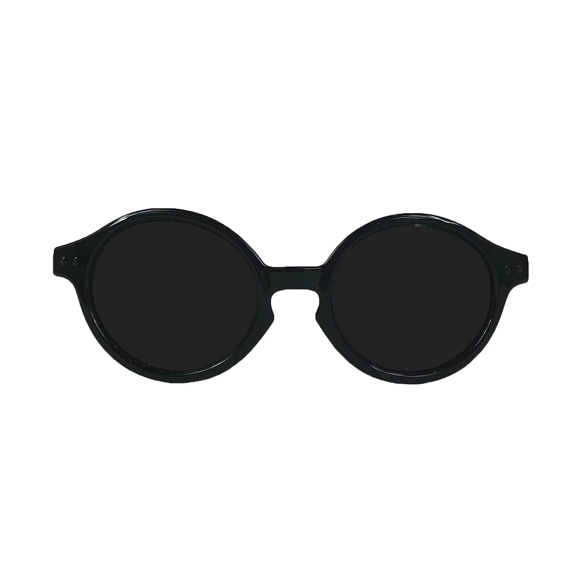Babyfied Apparel - Sunglasses - Rounds - Glossy Black