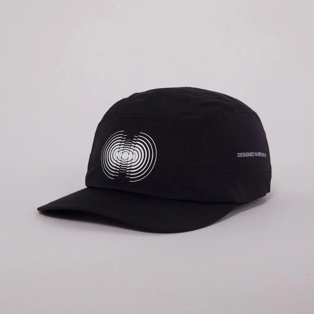 Bandit Running Nylon Run Hat - Split Spiral - Black