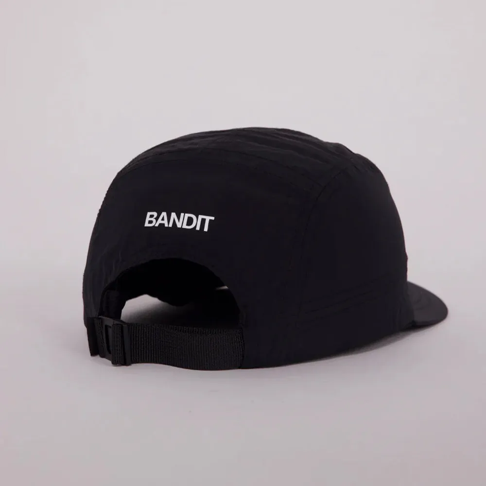 Bandit Running Nylon Run Hat - Split Spiral - Black