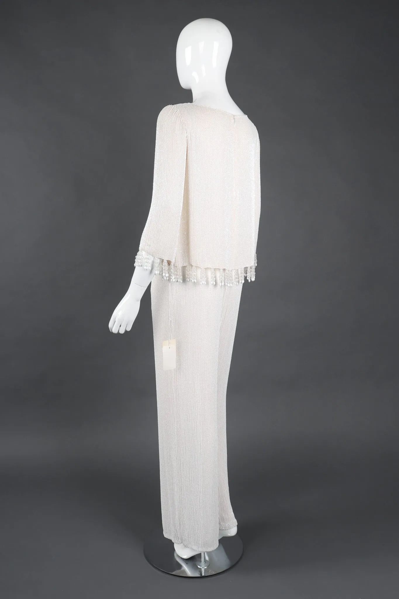 Beaded Silk Top & Pant Set