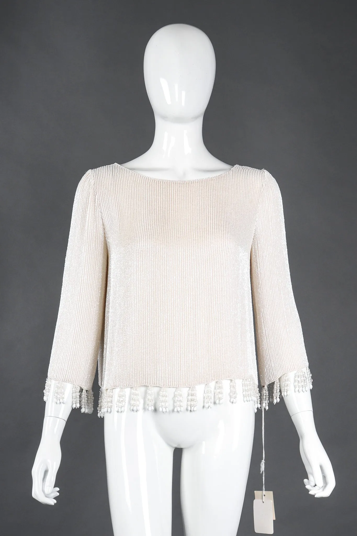 Beaded Silk Top & Pant Set
