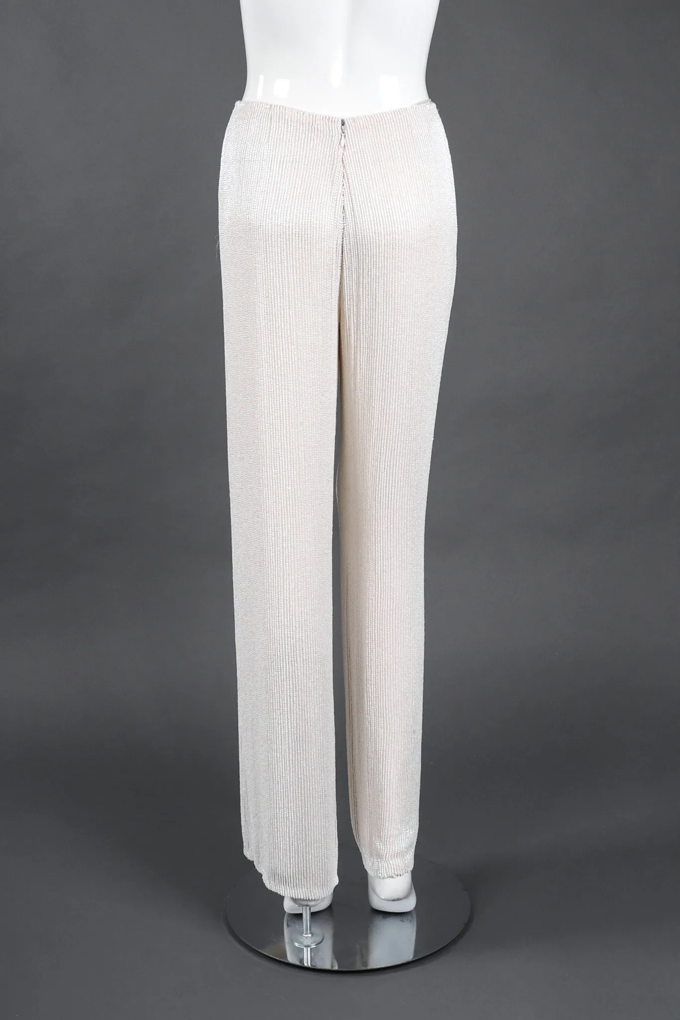 Beaded Silk Top & Pant Set