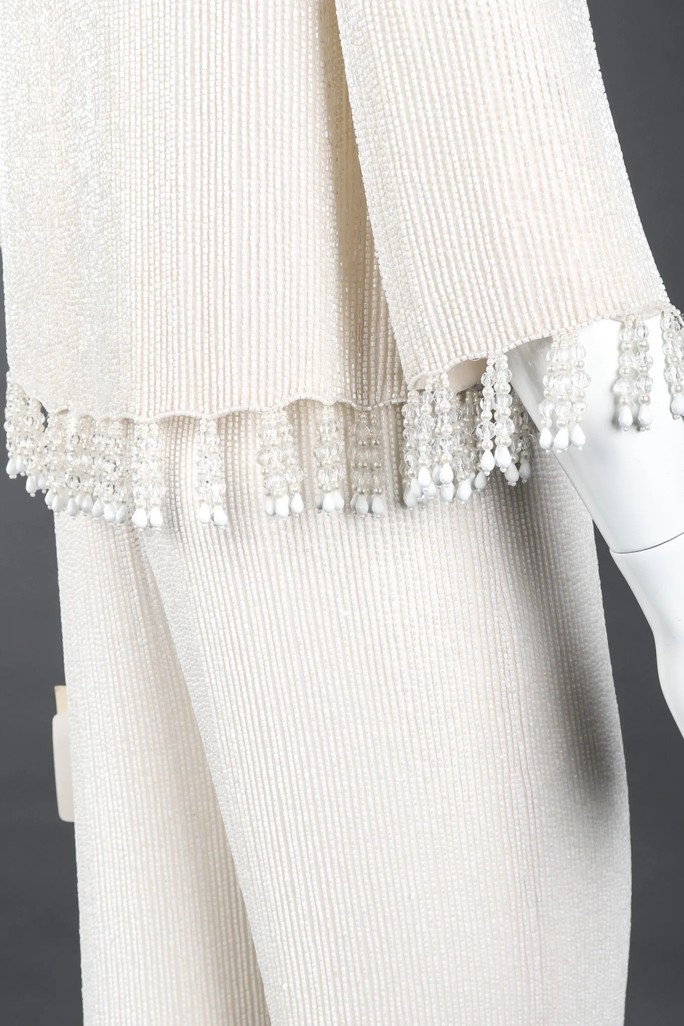 Beaded Silk Top & Pant Set