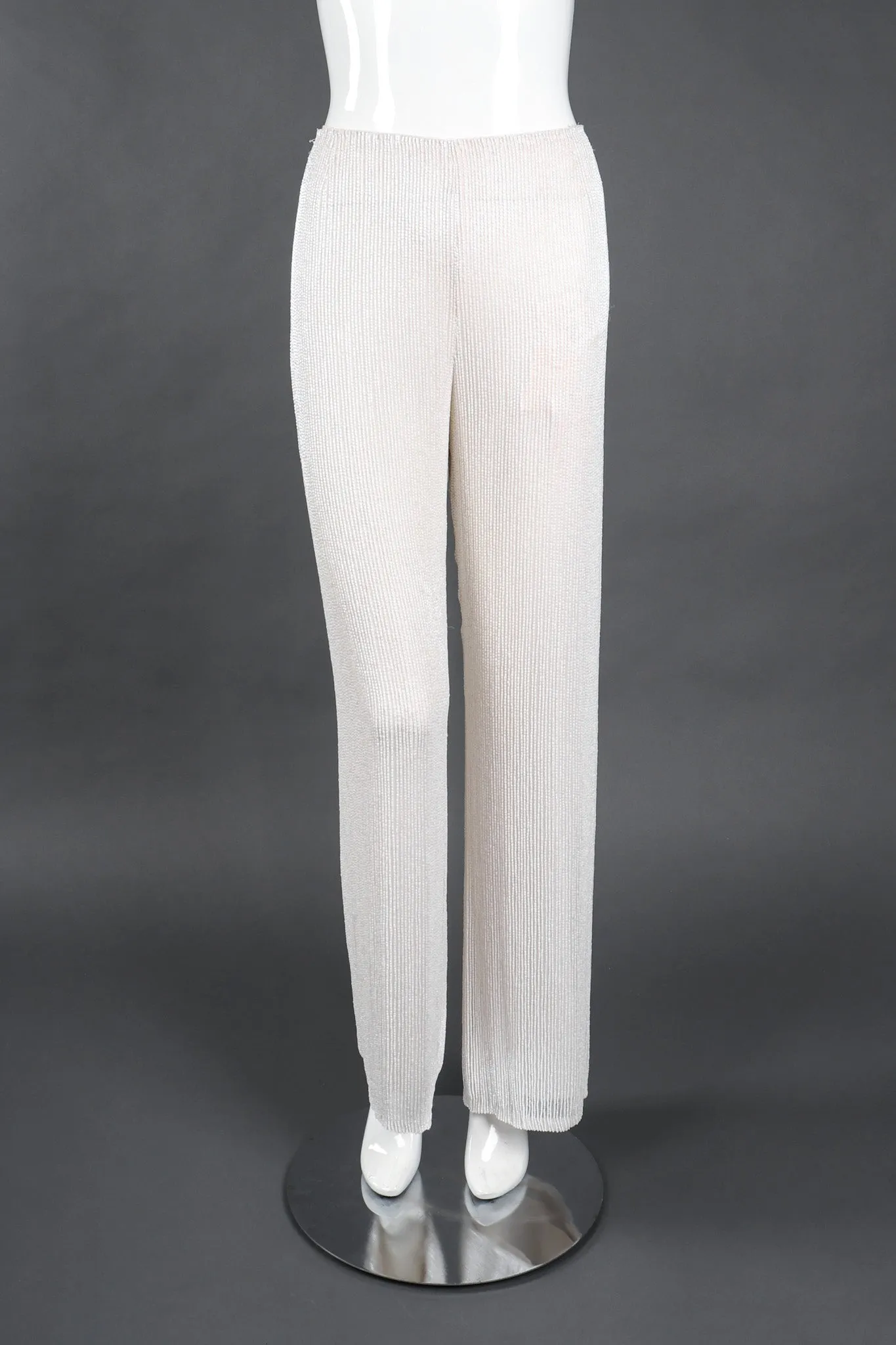 Beaded Silk Top & Pant Set