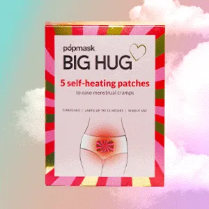 Big Hug PMS Relief Self-Heating Patches – MULTI-PACK (15 Patches) - 12-Hour Menstrual Cramp – Natural Heat Therapy for Period Pain
