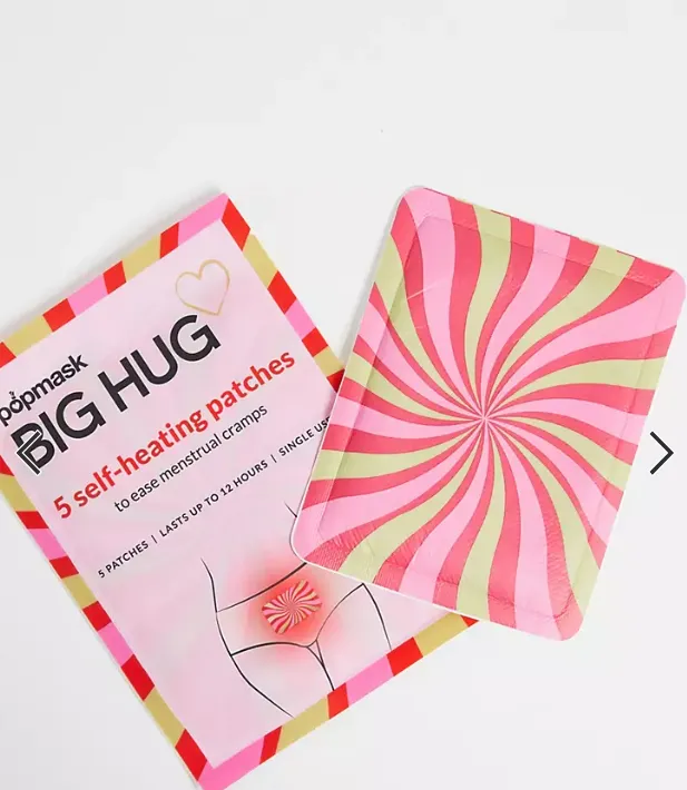 Big Hug PMS Relief Self-Heating Patches – MULTI-PACK (15 Patches) - 12-Hour Menstrual Cramp – Natural Heat Therapy for Period Pain
