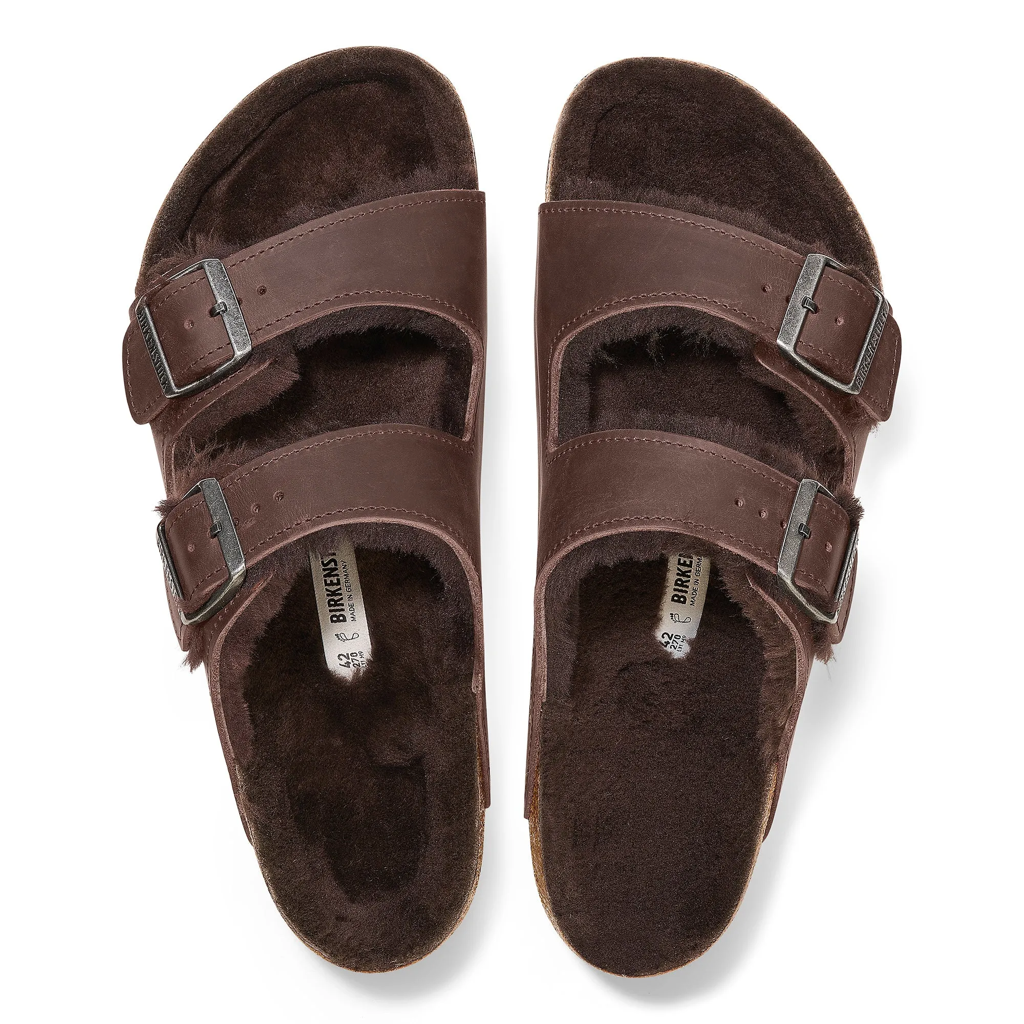 Birkenstock Arizona Shearling habana oiled leather/habana shearling