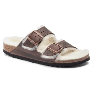 Birkenstock Arizona Shearling habana oiled leather/natural shearling