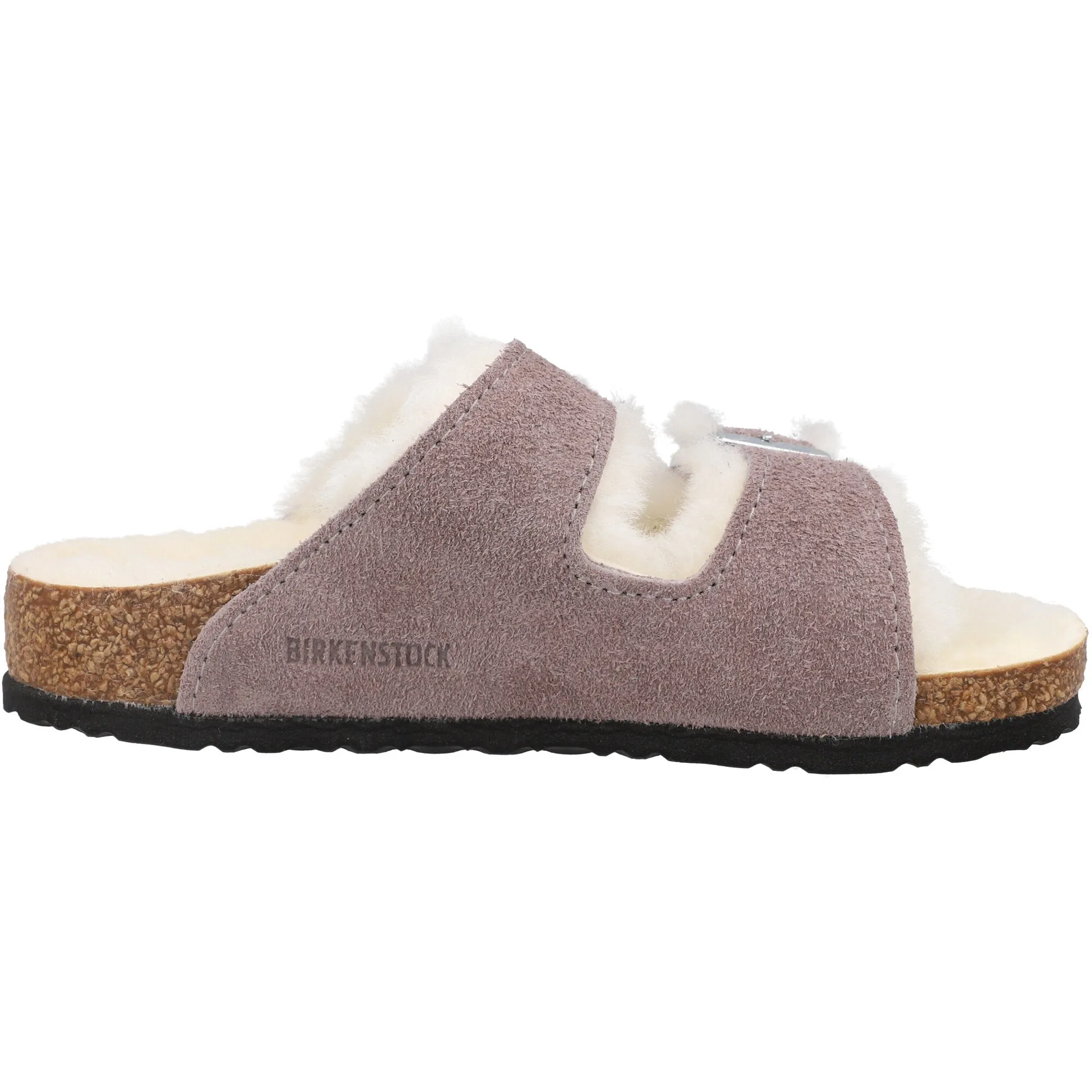 Birkenstock Arizona Shearling Kids Sandals Faded Purple