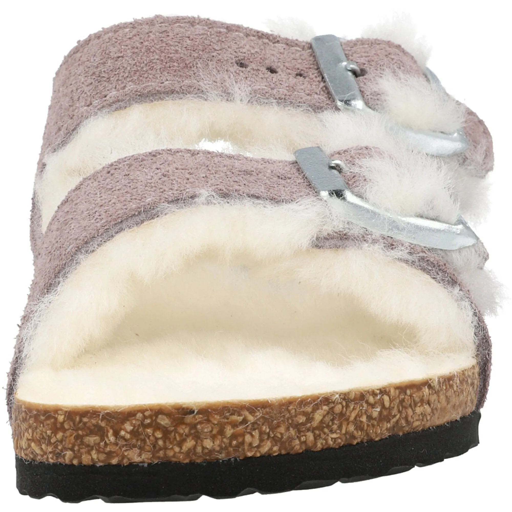 Birkenstock Arizona Shearling Kids Sandals Faded Purple