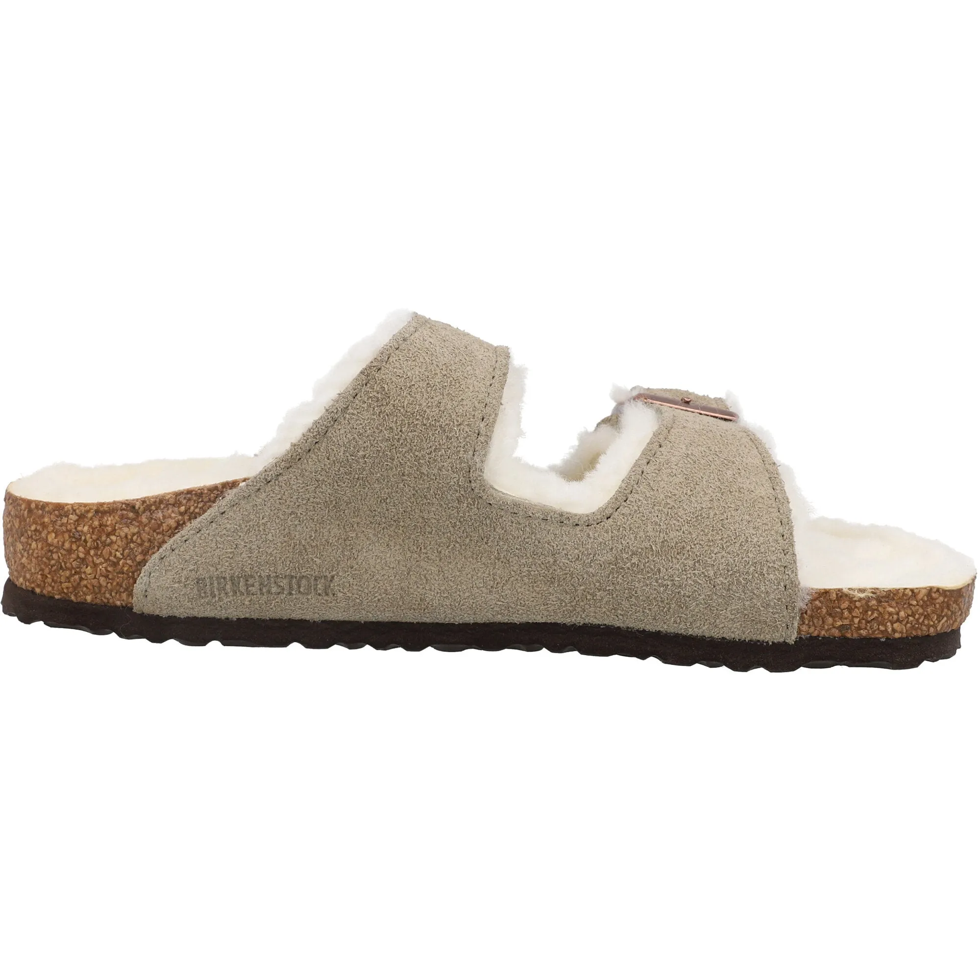Birkenstock Arizona Shearling Kids Taupe Sandals